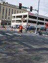 Blue Ridge Marathon Finish Line, Roanoke, Virginia, USA Royalty Free Stock Photo